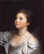 Jean-Baptiste Greuze A Girl Spain oil painting artist